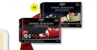 Lidl Ijsstronk büche glacée aanbieding