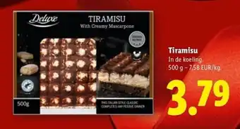 Lidl Tiramisu aanbieding