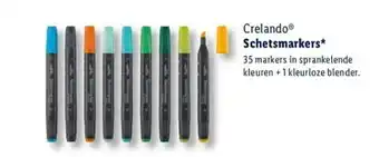 Lidl Crelando schetsmarkers aanbieding