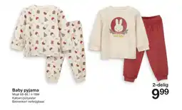 Zeeman Baby pyjama aanbieding