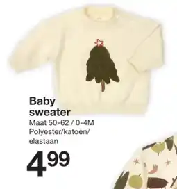 Zeeman Baby sweater aanbieding