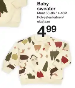Zeeman Baby sweater aanbieding