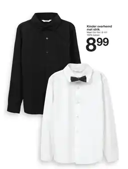 Zeeman Kinder overhemd met strik aanbieding