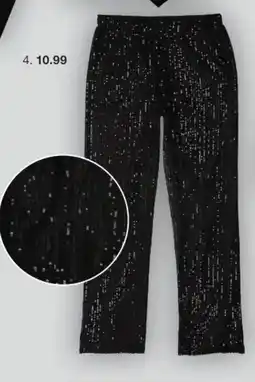 Zeeman Kinder broek met pailletten aanbieding