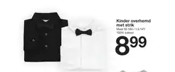 Zeeman Kinder overhemd met strik aanbieding