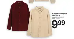 Zeeman Kinder overhemd corduroy aanbieding