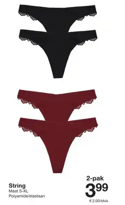 Zeeman String aanbieding