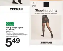 Zeeman Panty shape tights 40 denier aanbieding