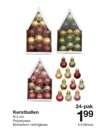 Zeeman Kerstballen aanbieding