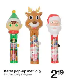 Zeeman Kerst pop-up met lolly aanbieding