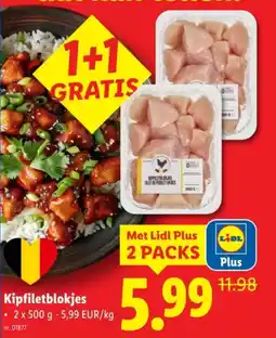 Lidl Kipfiletblokjes aanbieding