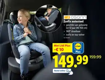Lidl Isofix autostoel aanbieding