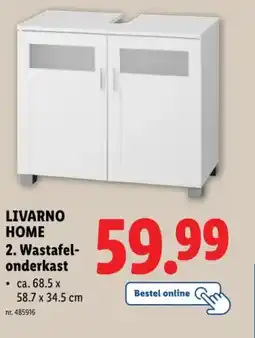 Lidl Livarno home wastafel onderkast aanbieding
