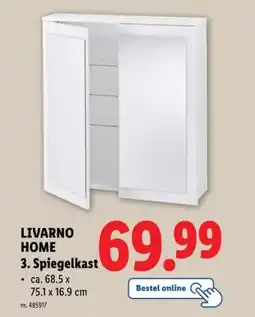 Lidl Livarno home spiegelkast aanbieding