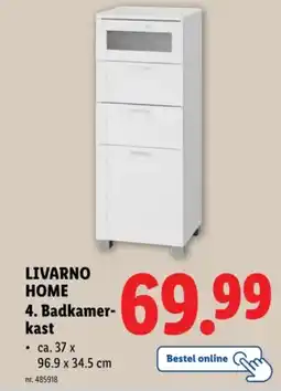Lidl Livarno home badkamer kast aanbieding