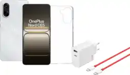 Coolblue OnePlus Nord CE 5 128Go Blanc 5G + Pack d'Accessoires aanbieding