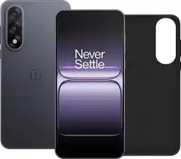 Coolblue OnePlus Nord5 256 Go Noir 5G + BlueBuilt Back Cover Noir aanbieding