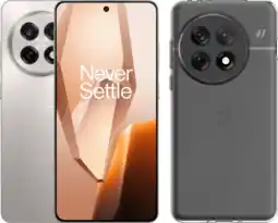 Coolblue OnePlus 13R 256 Go Blanc 5G + Just in Case Soft Design Back Cover Transparent aanbieding