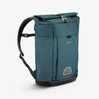 Decathlon Wandelrugzak 23 l NH500 Escape Rolltop donkergroen aanbieding