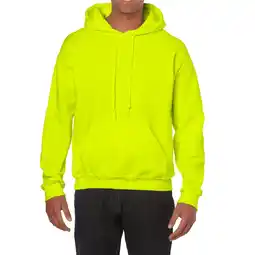 Decathlon Unisex Adult Heavy Blend Hoodie (Veiligheid Groen) aanbieding