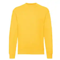 Decathlon Uniseks Klassiek Ingelegd Sweatshirt voor Volwassenen (Zonnebloem) aanbieding