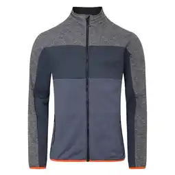 Decathlon Venture Fleecejack Heren (Houtskoolgrijs/Zwart gemêleerd) aanbieding
