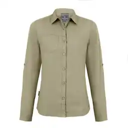 Decathlon Dames Expert Kiwi Shirt met lange mouwen (Kiezelsteentjes) aanbieding