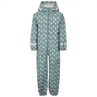 Decathlon Regenpak voor kinderen (Wintergroene nevel) aanbieding