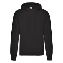 Decathlon Klassieke herenhoodie (Zwart) aanbieding