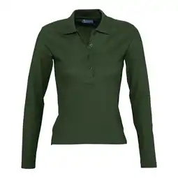 Decathlon Dames Podium Poloshirt met Lange Mouwen (Golfbaan) aanbieding