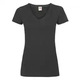 Decathlon Dames Valueweight V Hals Tshirt (Zwart) aanbieding