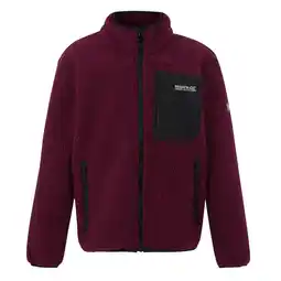Decathlon Kinder/Kids Frankie Full Zip Fleecejack (Donker Pimento) aanbieding