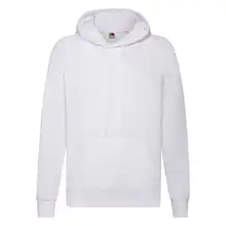 Decathlon Heren Lichtgewicht Pullover Hoodie (Wit) aanbieding