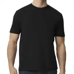 Decathlon Unisex Softstyle EZ Tshirt voor volwassenen (Zwart) aanbieding