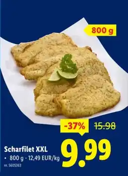 Lidl Scharfilet XXL aanbieding