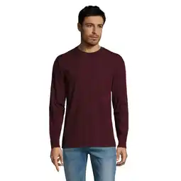 Decathlon Heren Monarch Tshirt met lange mouwen (Ossenbloed) aanbieding