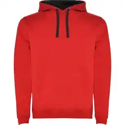 Decathlon Kinder/Kinder Urban Trekkoord Hoodie (Rood/zwart) aanbieding