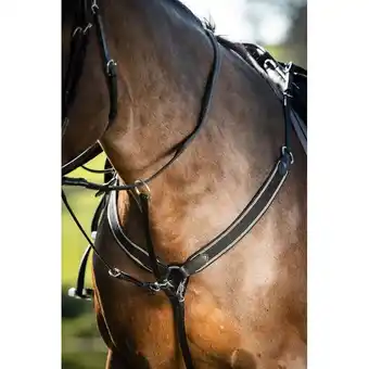Decathlon Elastische halsband voor paardenjacht HFI aanbieding