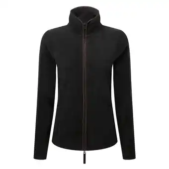Decathlon Dames Artisan Fleecejack (Zwart/Bruin) aanbieding