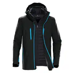 Decathlon Herenmatrix systeemjasje (Zwart/Elektrisch Blauw) aanbieding