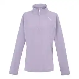 Decathlon Geweldige Outdoor Dames Montes Half Zip Fleece Top (Blauweregen/Lila) aanbieding