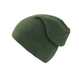 Decathlon Snobby Waffle Knit Beanie (Olijf) aanbieding
