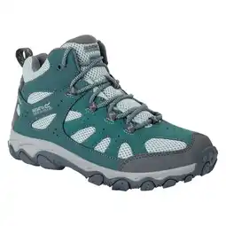 Decathlon Dames Edgepoint IV Mid Cut Wandelschoenen (Groene waas) aanbieding