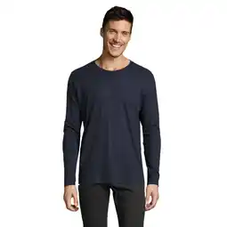 Decathlon Heren Imperial Katoenen Tshirt met lange mouwen (Franse marine) aanbieding