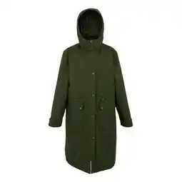 Decathlon Dames Yannta Geïsoleerde Waterdichte Jas (Donkere Khaki) aanbieding