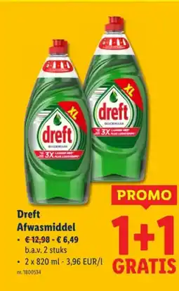 Lidl Dreft Afwasmiddel aanbieding