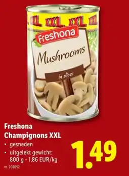 Lidl Freshona Champignons XXL aanbieding