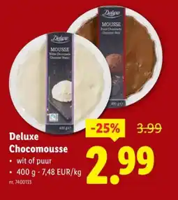 Lidl Deluxe Chocomousse aanbieding