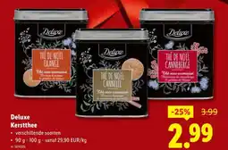 Lidl Deluxe Kerstthee aanbieding