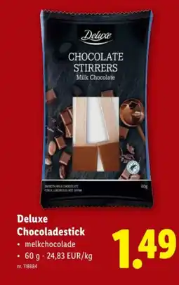 Lidl Deluxe chocoladestick aanbieding